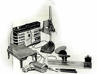 Power King Bench Press tools and hand drill