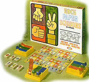 Rock-Scissors-Paper game board