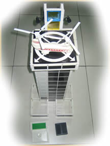 assembled skyport tower