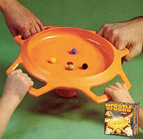 people playing Wrestle Around